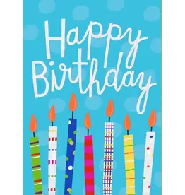 Paper House Production Card - Happy Birthday Candles