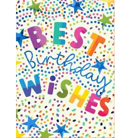 Paper House Production Card - Best Birthday Wishes - Foil Card