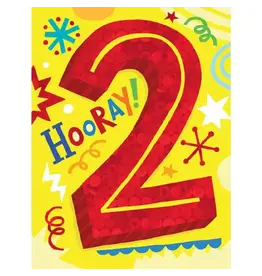 Paper House Production Mini Card - Hooray! 2 Foil Gift Enclosure