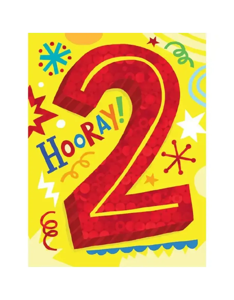 Paper House Production Mini Card - Hooray! 2 Foil Gift Enclosure