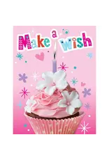 Paper House Production Mini Card - Cupcake Glitter Foil Gift Enclosure