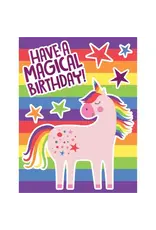 Paper House Production Mini Card - Rainbow Foil Unicorn  Foil Gift Enclosure