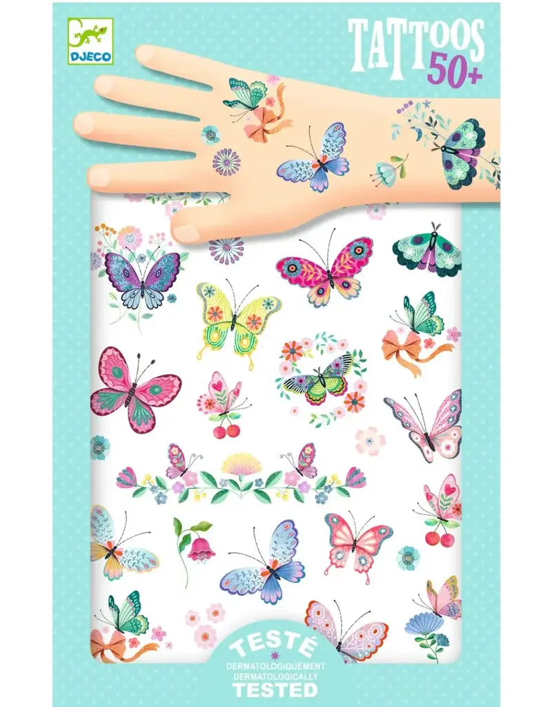 DJECO Tattoos Dream Butterflies