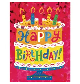Paper House Production Mini Card - Happy Birthday Cake