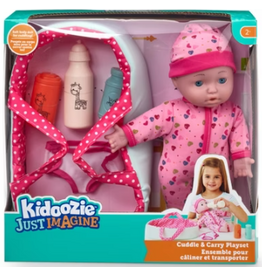Kidoozie Pretend Play Cuddle & Carry Playset