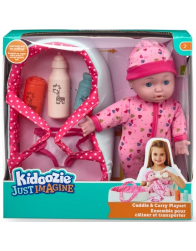 Kidoozie Pretend Play Cuddle & Carry Playset