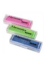 US Toys Musical Semi-Translucent Harmonica (Colors Vary) sold single