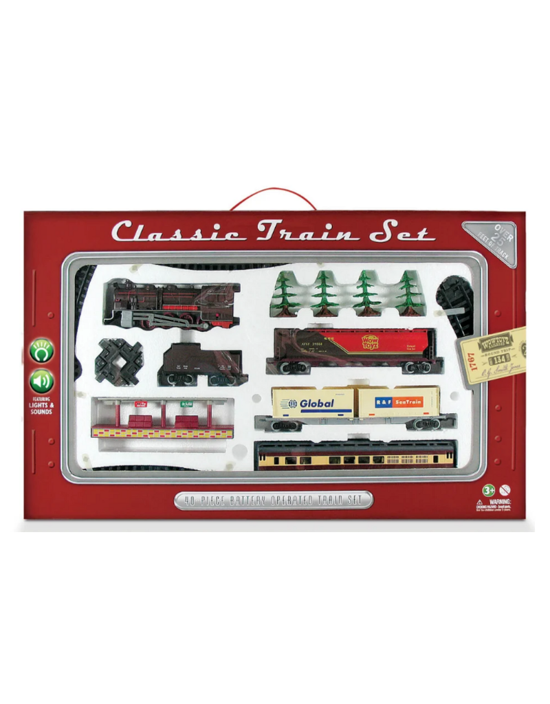 Wowtoyz Classic Train Set, 40 piece