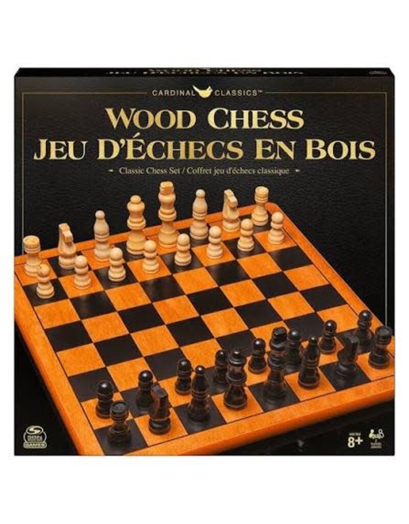 Spin Master Wood Chess Set