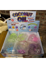 Prime Optricals Coconut Oil Mixed Fruit Confetti Ball Squishy Assorted color(color will vary and sold single)