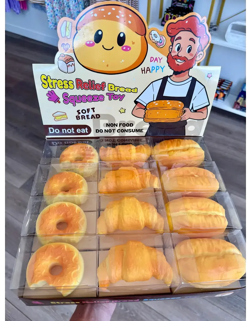 Prime Optricals Stress Relief Bread Squishy Squeeze Toy (NO UPC)