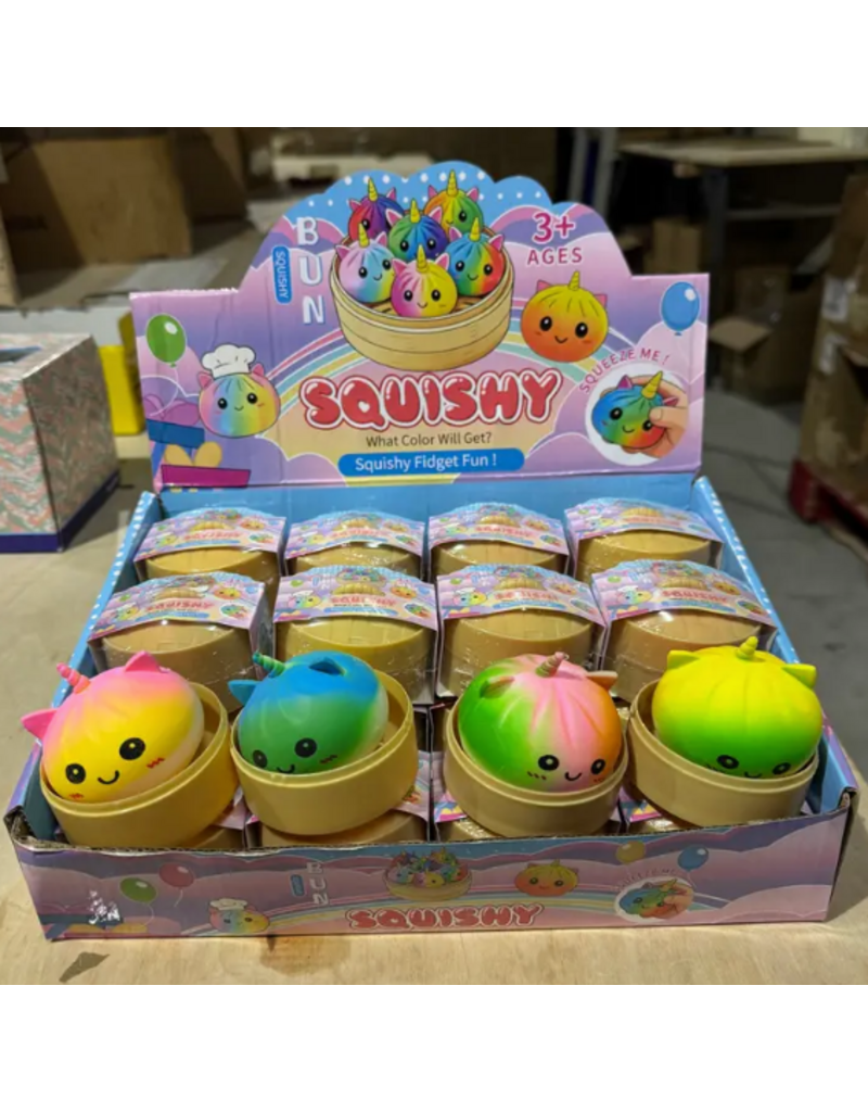 Prime Optricals Mini Rainbow Squishy Wrapped Unicorn Dumpling ( Sold Individually)