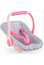 Corolle Flowered Baby Doll Carrier - Blue & Pink (14")