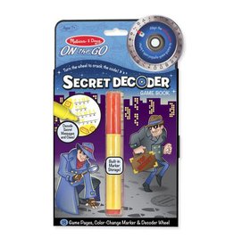 Melissa & Doug Art Supplies On-the-Go Secret Decoder - Game Book