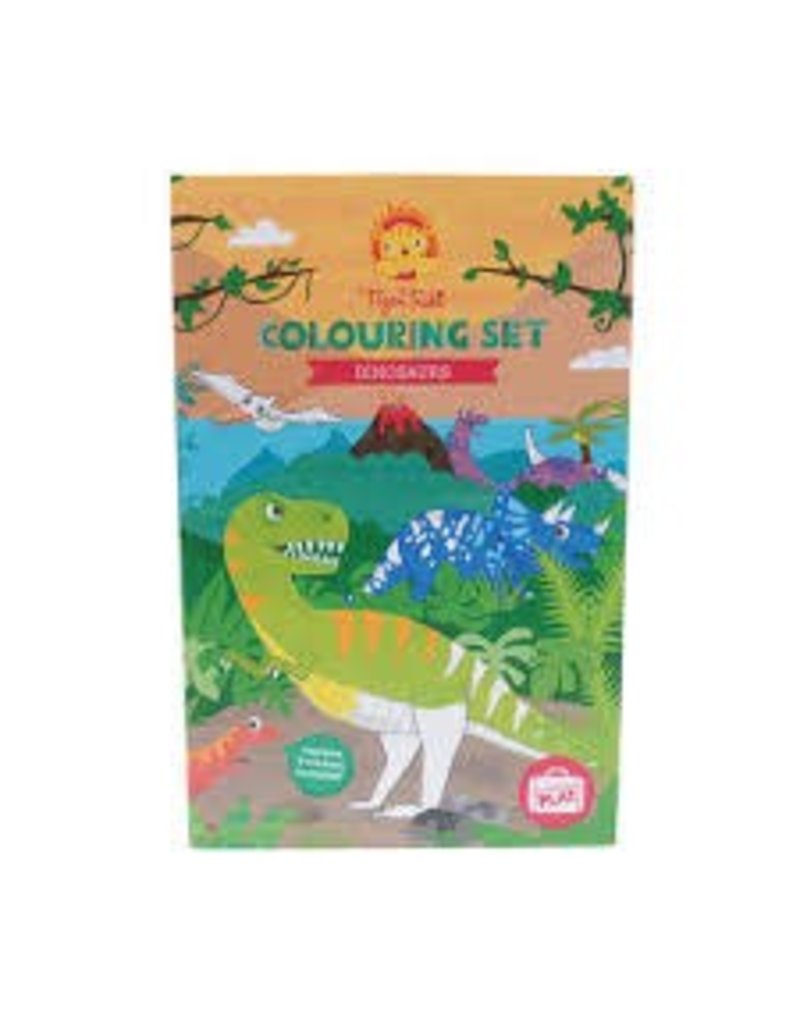 Schylling Toys Artistic Tiger Tribe Dinosaurs Coloring Set