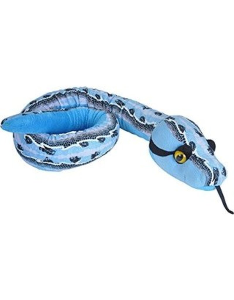 Wild Republic Plush Slipstream Blue Snake (54")