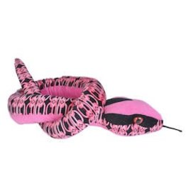 Wild Republic Plush Snake Pink Links (54")