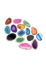 Squire Boone Village Rock/Mineral - Agate Slice (Sizes and Colors Vary; Sold Individually)