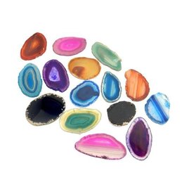 Squire Boone Village Rock/Mineral - Agate Slice (Sizes and Colors Vary; Sold Individually)