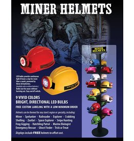 Squire Boone Village Official Miner Pow! Science! Mining Company - Helmet - Yellow w/ Red Ring