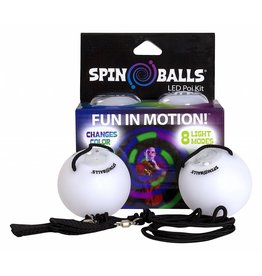 Fun In Motion Outdoor Spin Balls LED Poi Kit