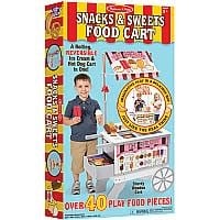Pretend Food Snacks & Sweets Food Cart