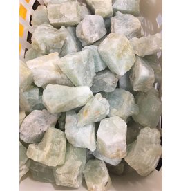 Squire Boone Village Rock/Mineral - Aquamarine Rough (Sizes and Colors Vary; Sold Individually)