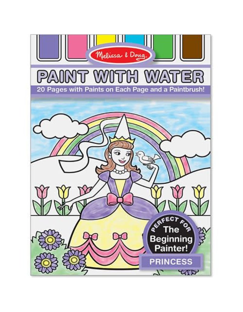 Melissa & Doug Art Supplies Activity Pad Paint with Water - Princess