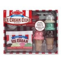 Melissa & Doug Pretend Food Scoop & Stack Ice Cream Cone Play-set