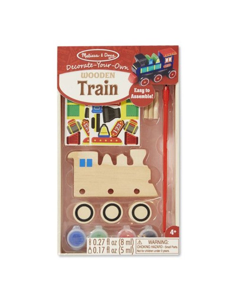 Melissa & Doug Craft Kit Created By Me! Wooden Train