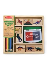Melissa & Doug Craft Kit Wooden Stamp Set Dinosaur