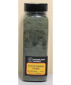 FL635 - Grass Flock Shaker, Medium Green