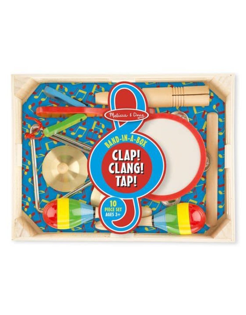 Melissa & Doug Musical Band-in-a-Box Clap! Clang! Tap!