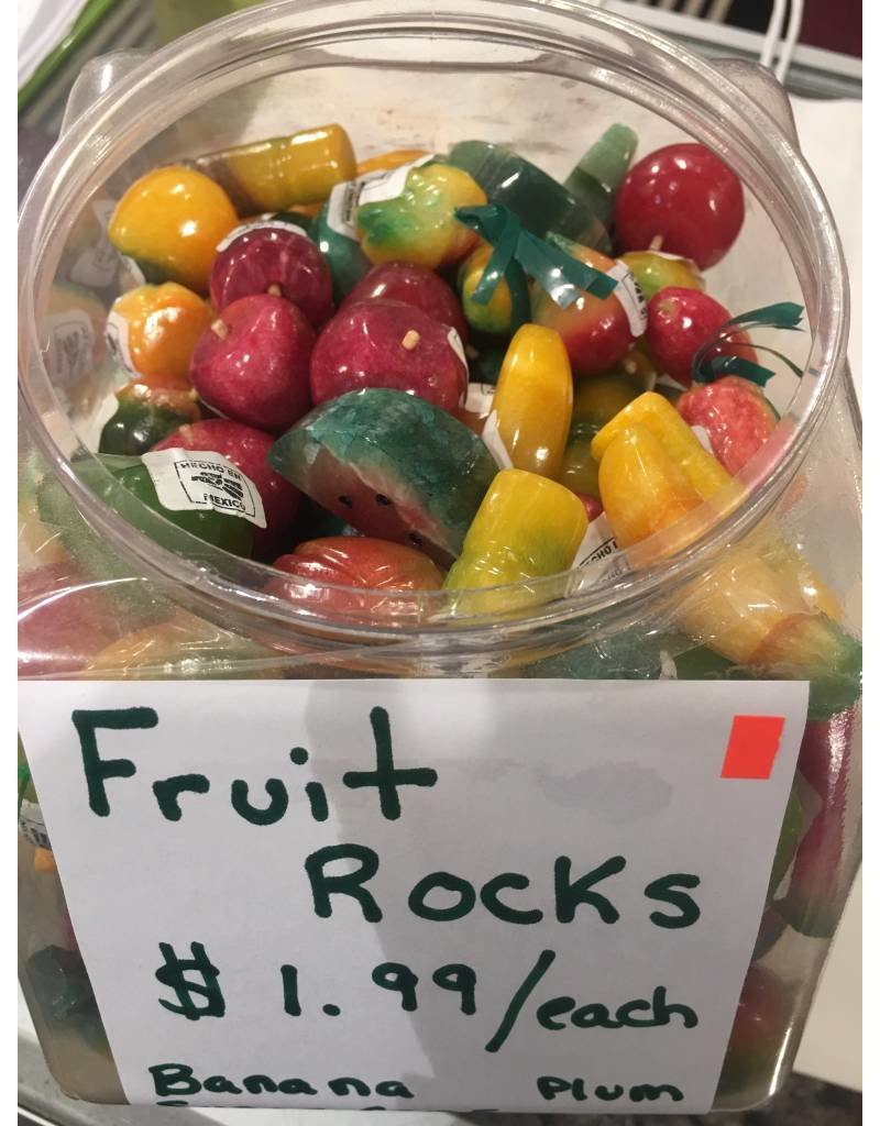 Squire Boone Village Rock/Mineral Fruit Rocks from Mexico (Sizes and Colors Vary; Sold Individually)