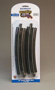 22" Radius Curved HO Scale EZ Track