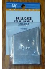 Walthers Hobby Tools - Drill Case w/Bit Set -- Includes #61-80 Drills