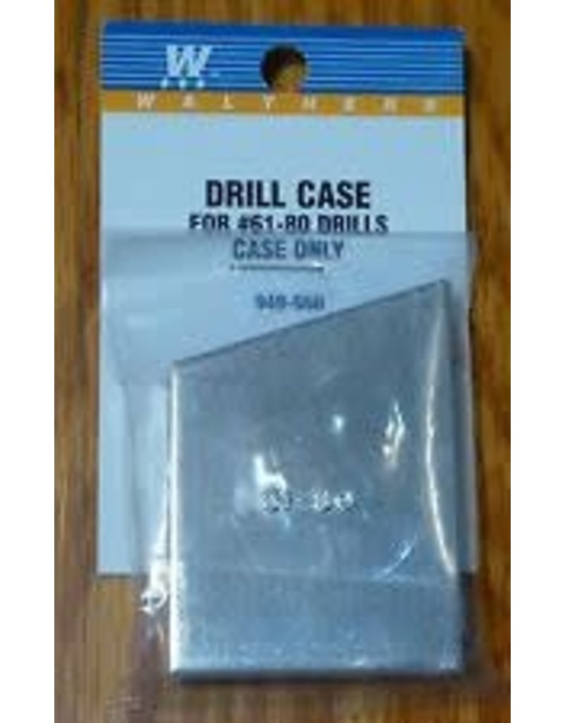 Walthers Hobby Tools - Drill Case w/Bit Set -- Includes #61-80 Drills