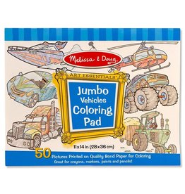 Melissa & Doug Art Supplies Coloring Jumbo Pad - Vehicles