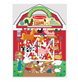 Melissa & Doug Art Supplies Puffy Sticker Play Set - Farm