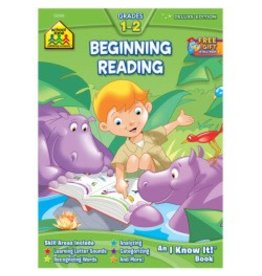School Zone Workbook Beginning Reading Grades 1-2 (Ages 6-8)