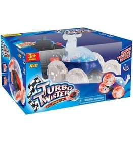 Mindscope Products Turbo Twisters Stunt LED RC Car - Blue (49 Mhz)