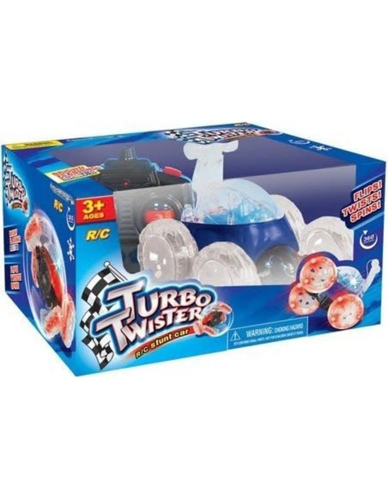 Mindscope Products Turbo Twisters Stunt LED RC Car - Blue (49 Mhz)