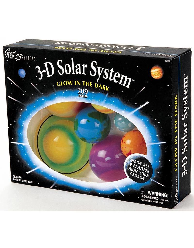 University Games Science Kit Glowing 3-D Solar System