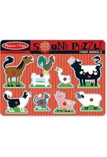 Melissa & Doug Sound Puzzle - Farm Animals