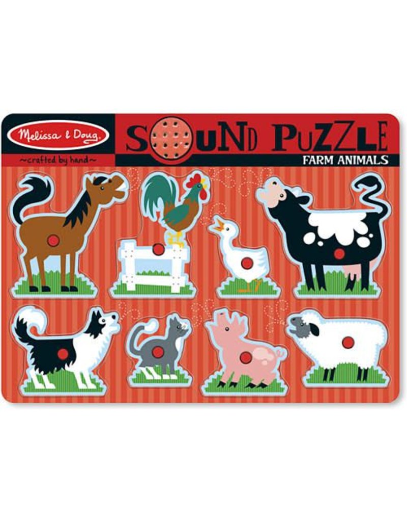 Melissa & Doug Sound Puzzle - Farm Animals