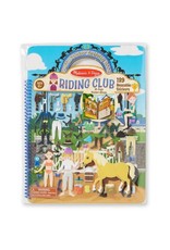 Melissa & Doug Art Supplies Puffy Sticker Activity Book - Riding Club