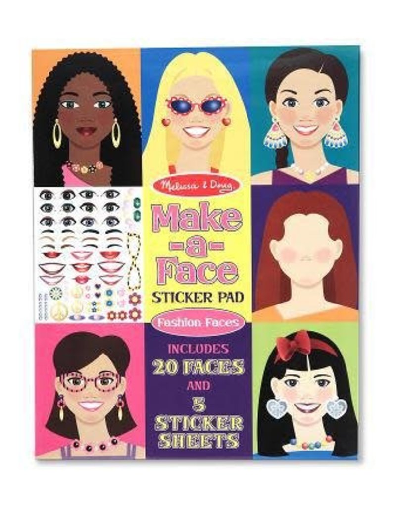 Melissa & Doug Art Supplies Sticker Pad - Make-a-Face