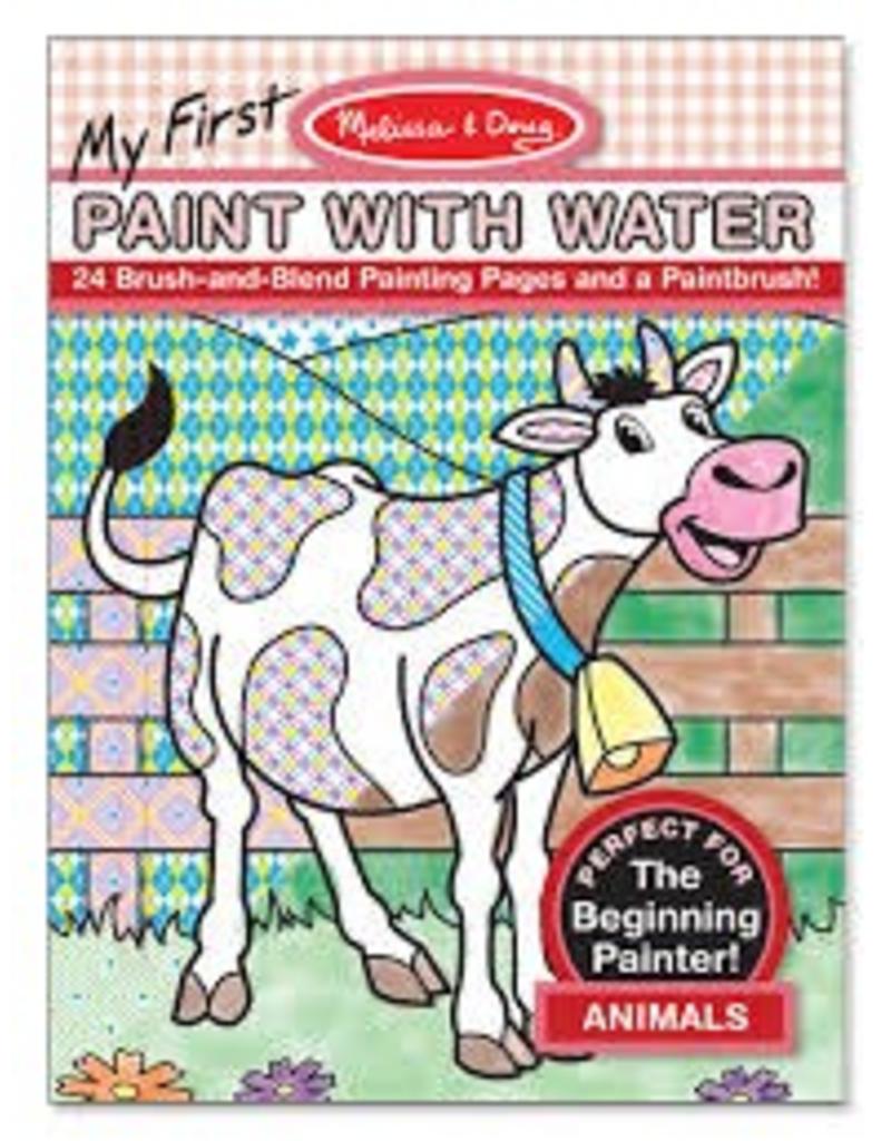 Melissa & Doug Art Supplies Activity Pad My First Paint with Water - Animals