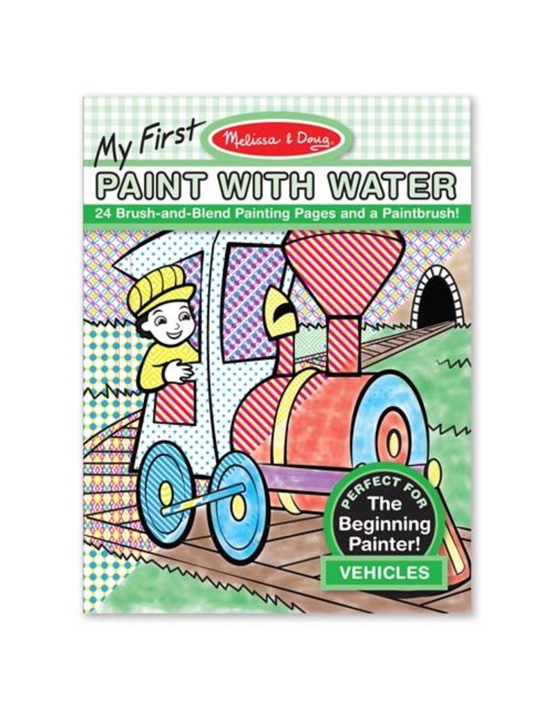 Melissa & Doug Art Supplies Activity Pad My First Paint with Water - Vehicles