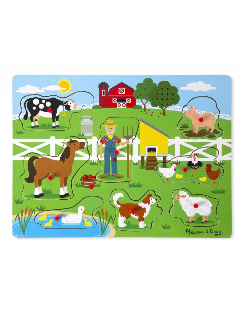 Melissa & Doug Sound Puzzle - Old Macdonald's Farm